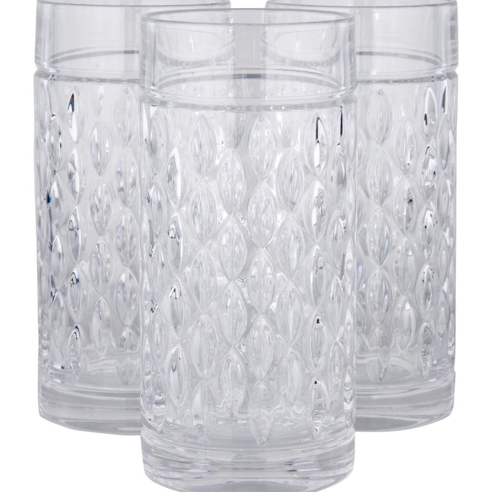 3 new Ralph Lauren ASTON Highball Glasses